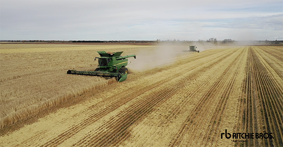 Combine Harvester Farm equipment for sale at Ritchie Bros.